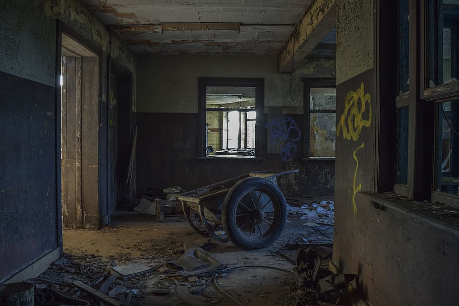 lost places, building, pfor, broken, abandoned, old, atmosphere, mood, decay, ailing