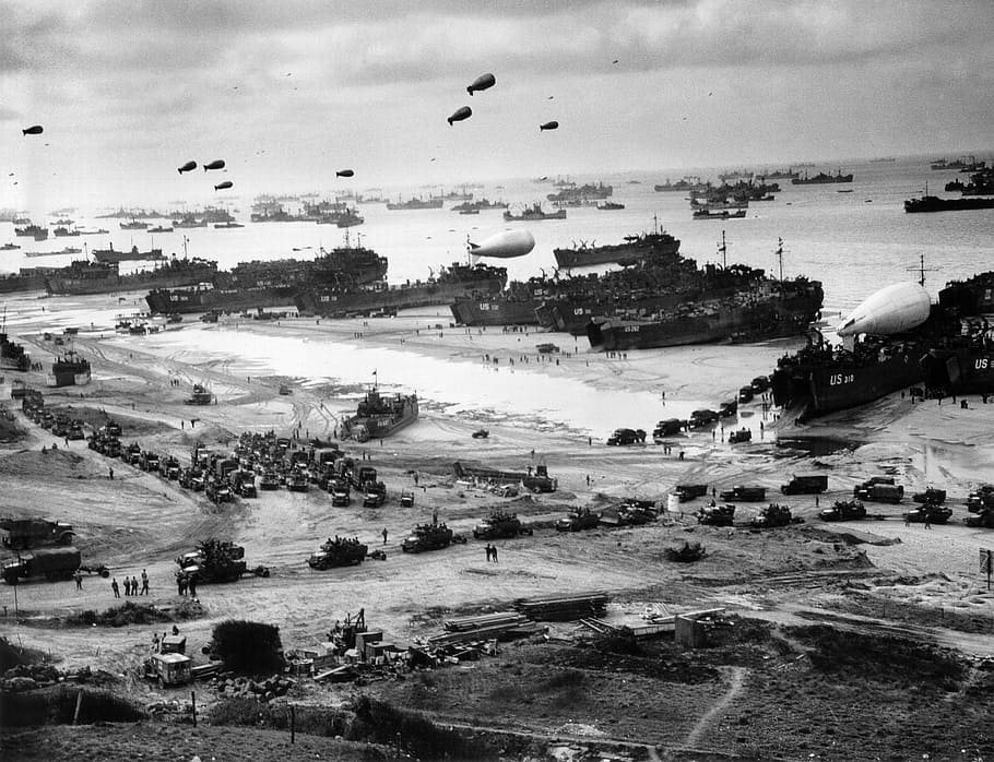 normandia, fornecimento, segunda guerra mundial, desembarque, guerra, zeppelin, frança, aliado, dia d, 1944