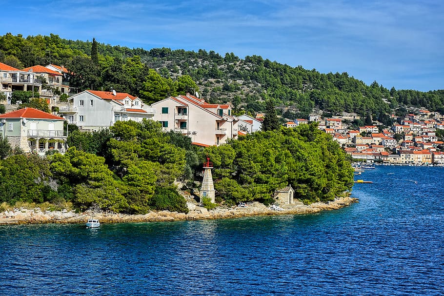 vela luka, croatia, korcula, tourism, summer, holiday, sea, forest, mediterranean, vacation