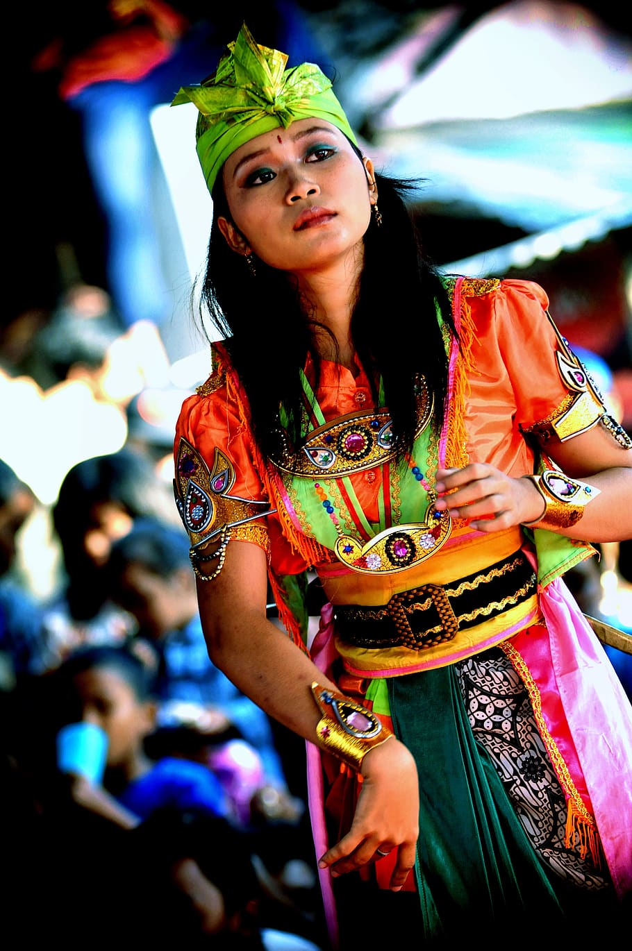 jathilan, indonesia, culture, javanese, young man, girl, performance, real people, women, arts culture and entertainment