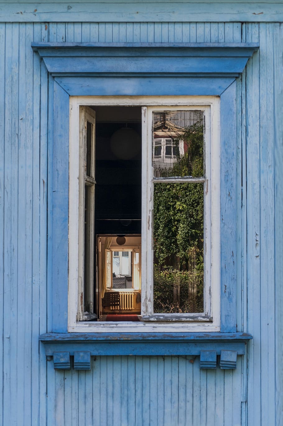 Window, House, Wood, Architecture, old window, old house, building exterior, door, outdoors, day