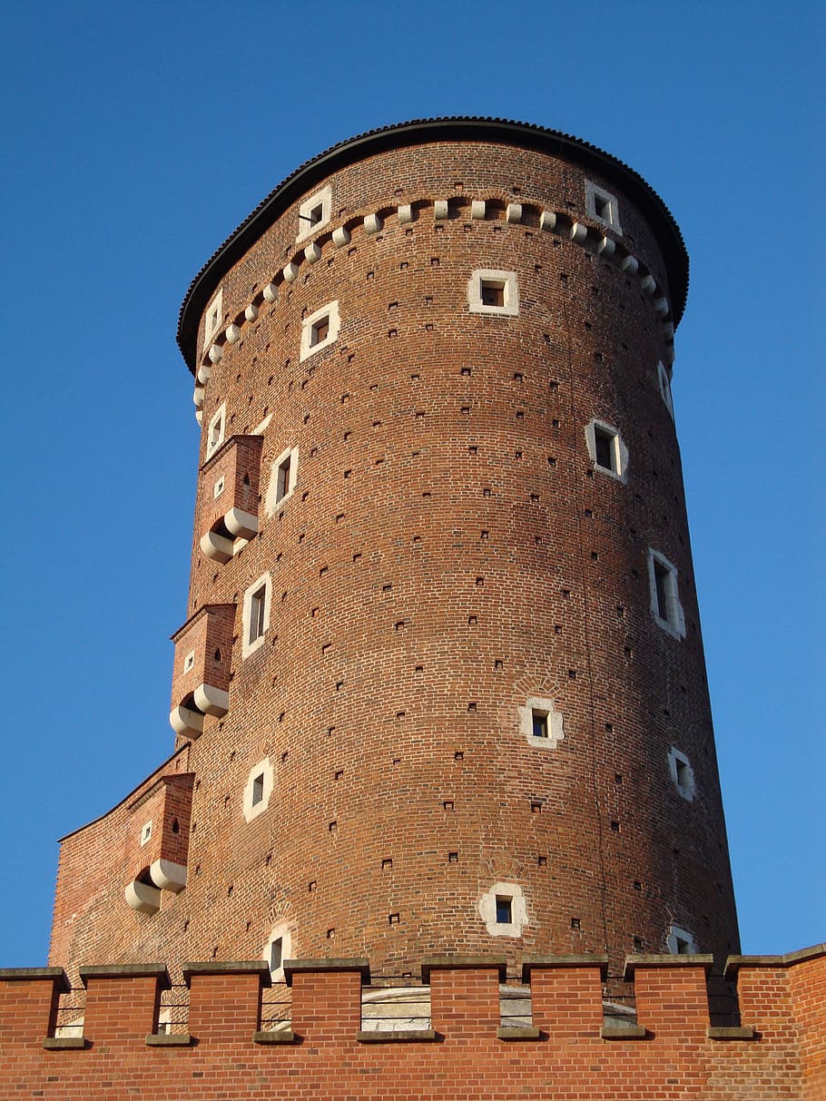 kraków, wawel, castle, monument, architecture, the museum, poland, tower, built structure, building exterior