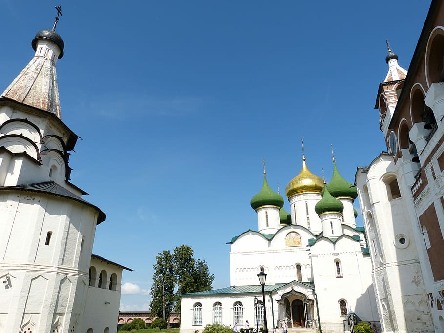 Rússia, Suzdal, Anel de ouro, Ortodoxa, igreja, cúpula, acreditar, Igreja Ortodoxa Russa, mosteiro, historicamente
