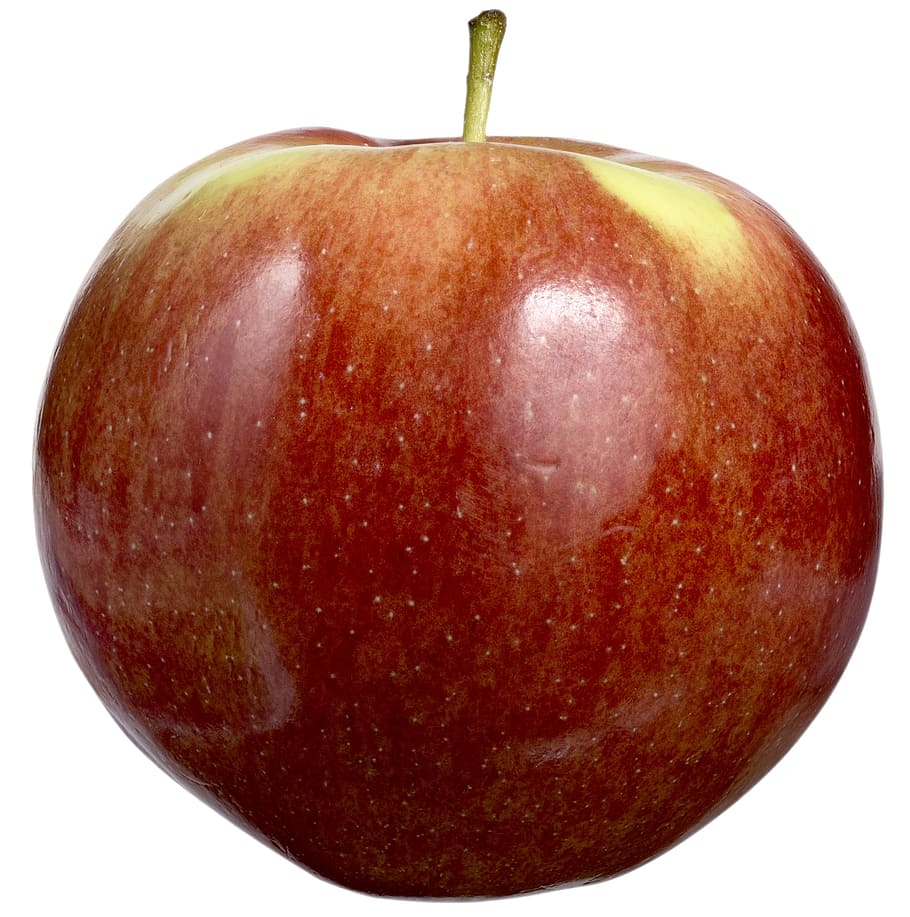 red, apple, white, surface, red apple, empire apple, fruit, food, delicious, healthy