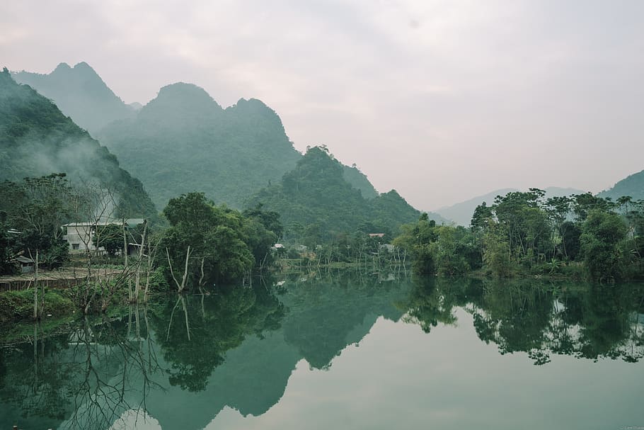 vietnam, river, tranquility, travel, asia, landscape, nature, water, outdoor, scenery