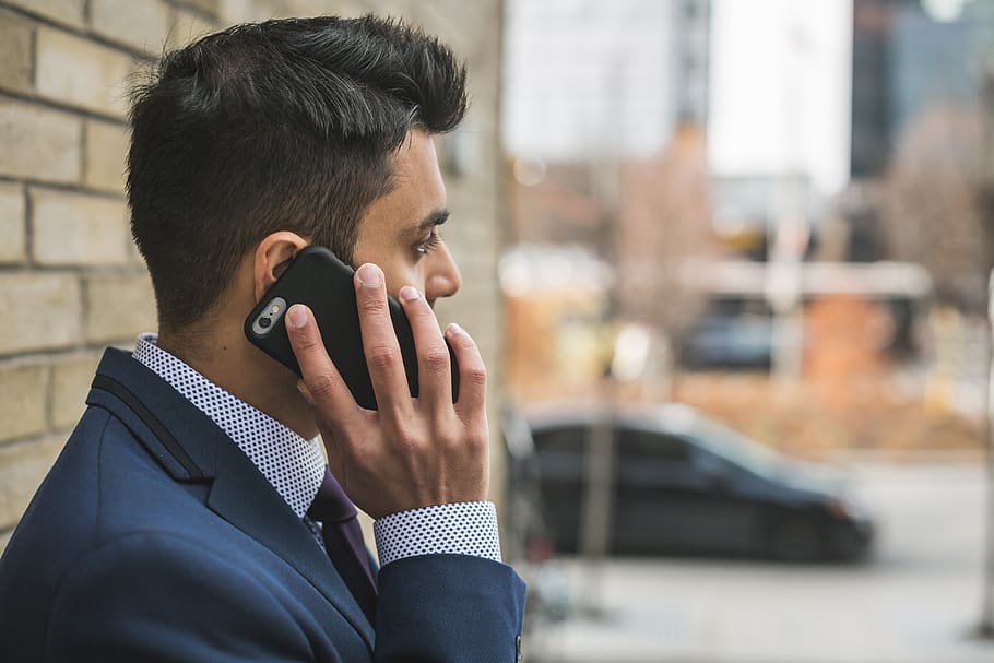businessman, call, mobile, communication, connection, hand, holding, suit,  tie, smart | Pxfuel