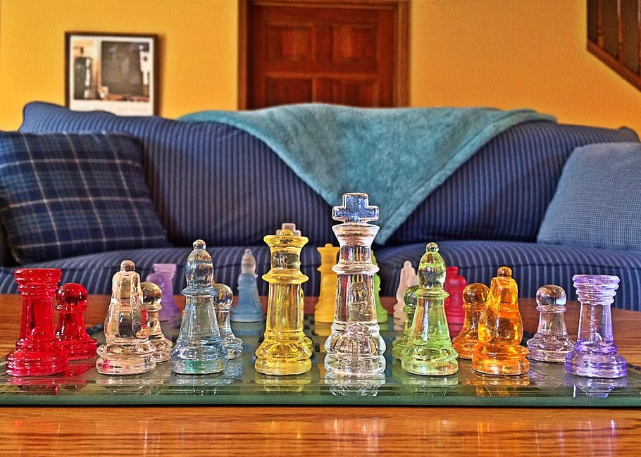 Chess, Game, Strategy, Play, chess pieces, chess board, indoors, chess piece, living room, leisure games