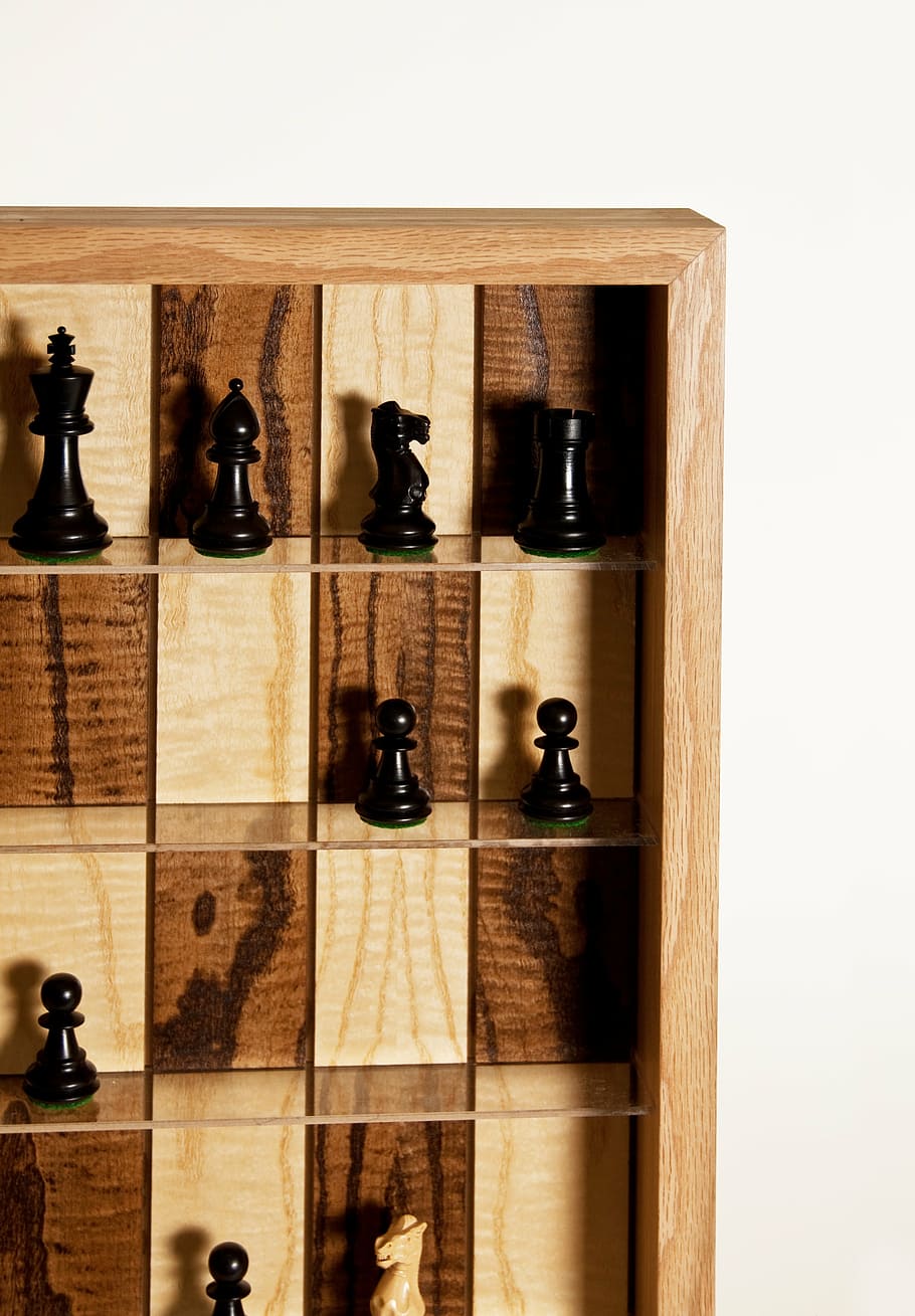 chess close up, vertical chess, chess, wood - Material, chess Board, pawn - Chess Piece, leisure games, board game, game, shelf
