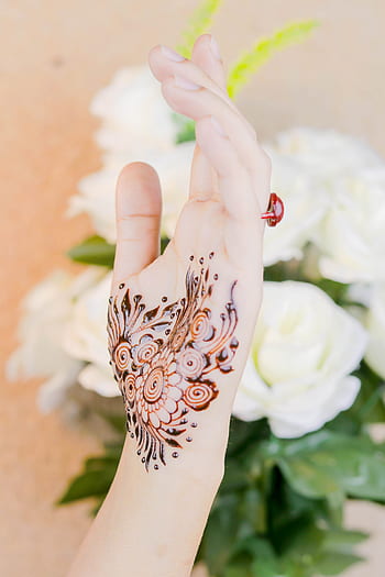 girl hand henna design Free Photo Download  FreeImages