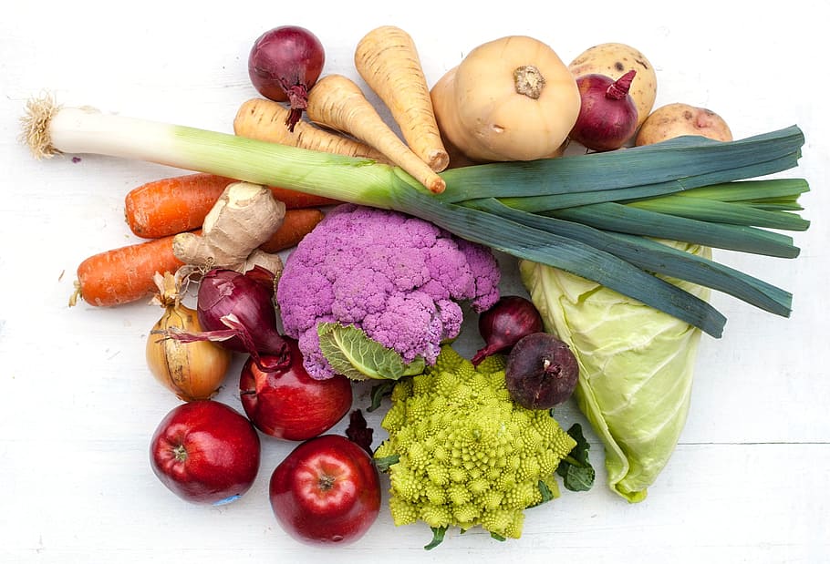 variety flavor, vegetables, season, leek, apple, useful, health, pumpkin, cabbage, food and drink