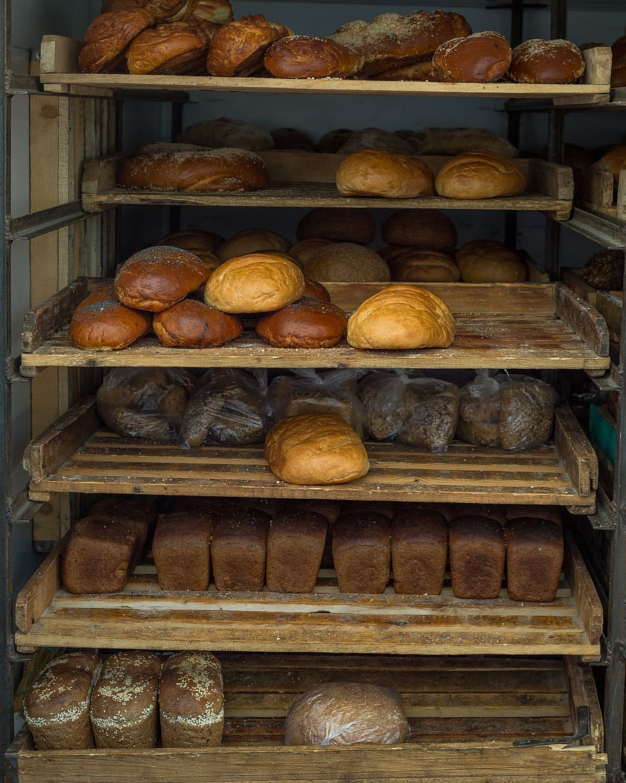pastry lot, bread, buns, loaf, wheat, goodies, food, flour, baking, grain