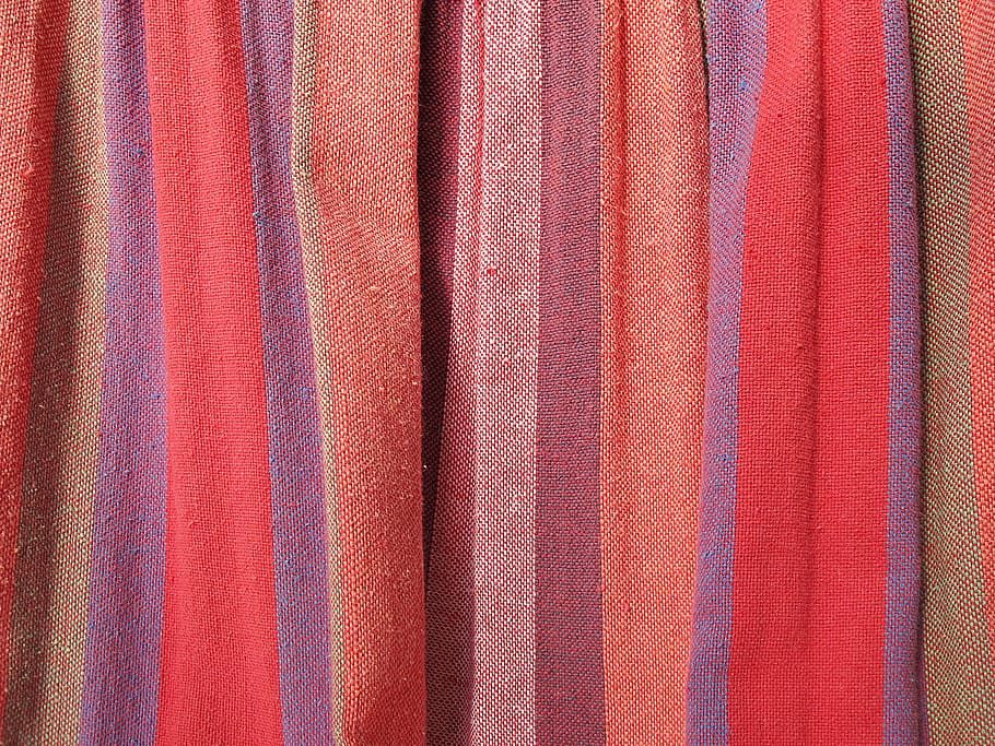 kain, lipat, jaringan, kain tirai, kanvas, merah, latar belakang, tekstil, tekstil merah, tekstur