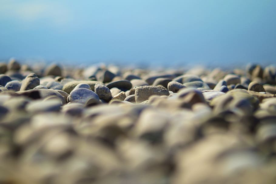 Beach, Pebble, Stones, Water, Nature, pebbles, background, rock - Object, stone - Object, backgrounds
