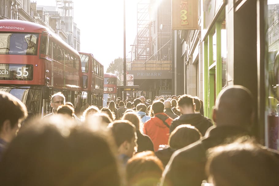 people, walking, street, london, city, london city, england, urban, uk, britain