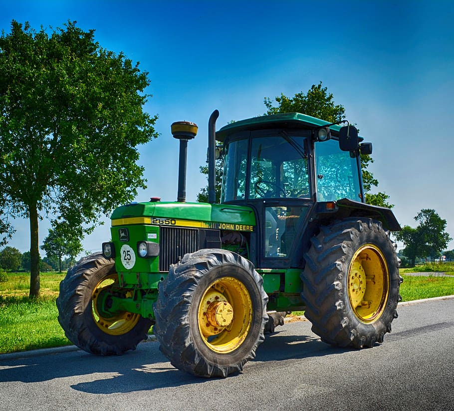 John Deere, John Deere 2850, tractores, tractor, agricultura, máquina de trabajo, Landtechnik, remolcador, máquina agrícola, vehículo comercial