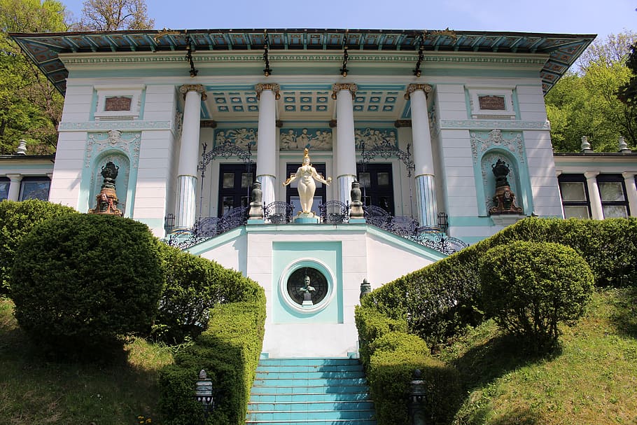 villa, culture, ernst fuchs, art nouveau, vienna, historically, austria, architecture, building, otto wagner