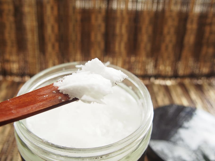 stick, white, cream, cream jar, Coconut Oil, Health, Diet, coconut, close-up, day