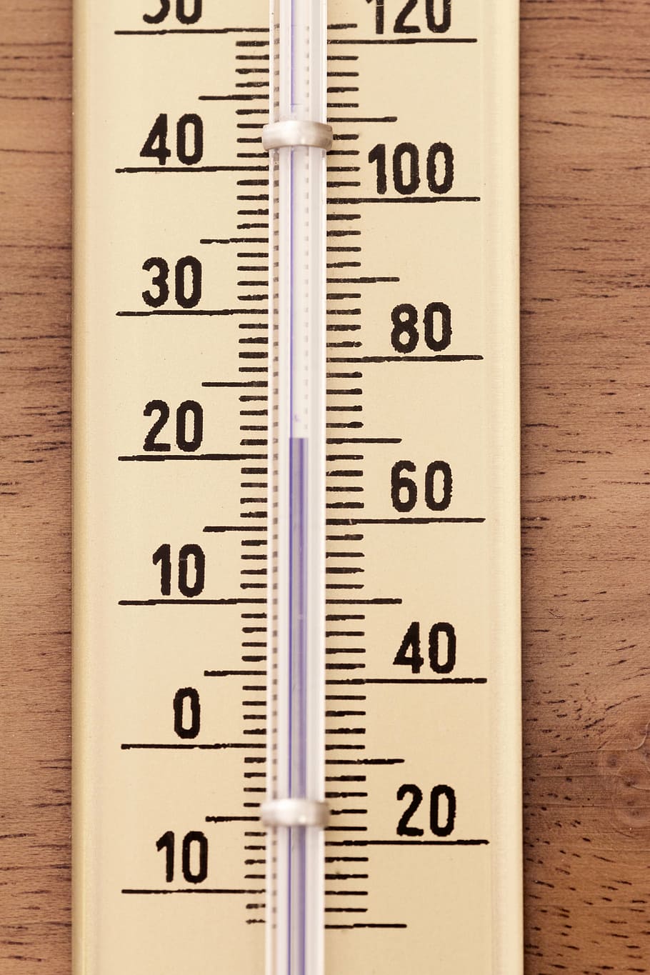 beige, termostato, 20 grados centígrados, termómetro, paga, escala, nivel de líquido, mercurio, número, precisión