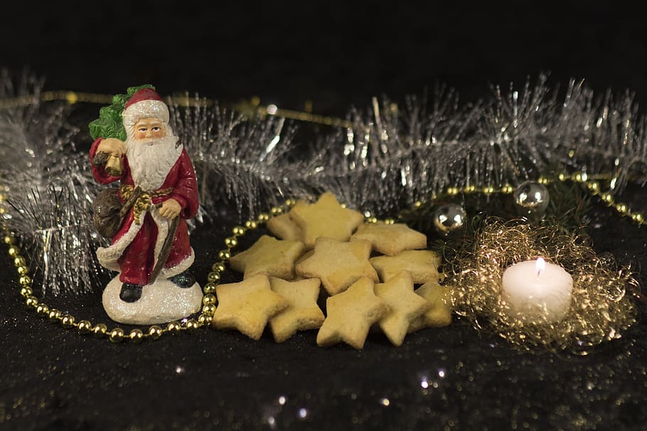 Christmas, Santa Claus, Cookie, Biscuit, nicholas, figure, decoration, santa chlaus, christmas tree, celebration