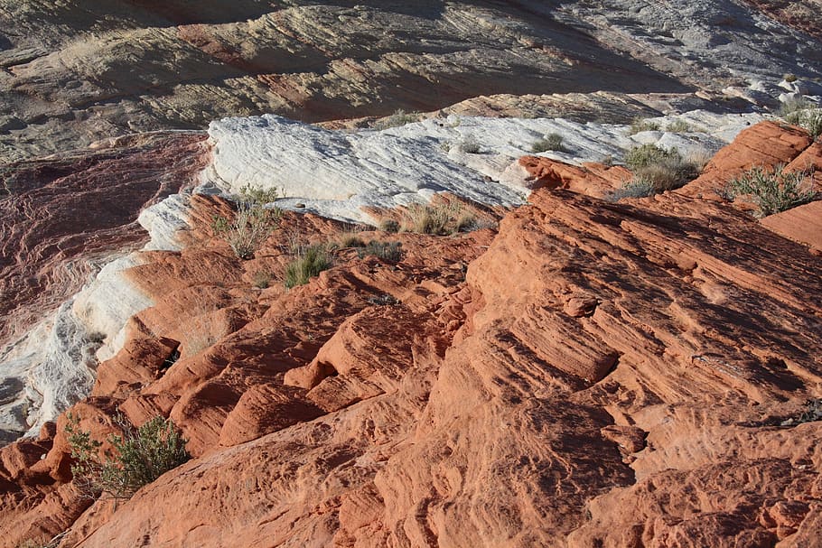 usa, nevada, valley of fire, rock, rock formation, rock - object, physical geography, geology, solid, non-urban scene