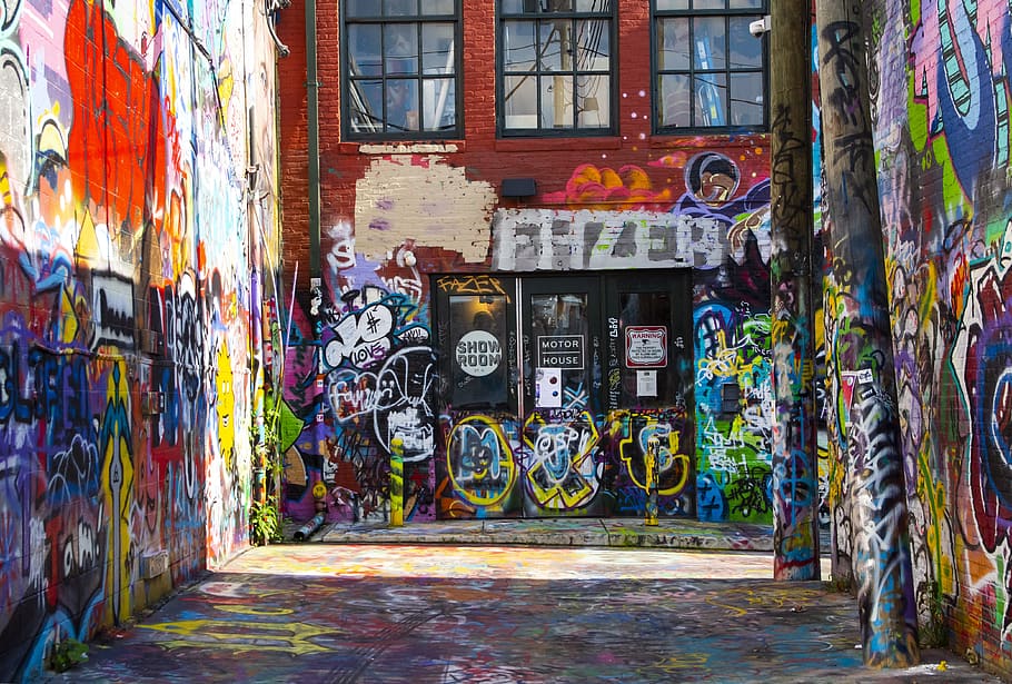 graffiti, art, street, painting, urban, artistic, mural, baltimore, door, creativity