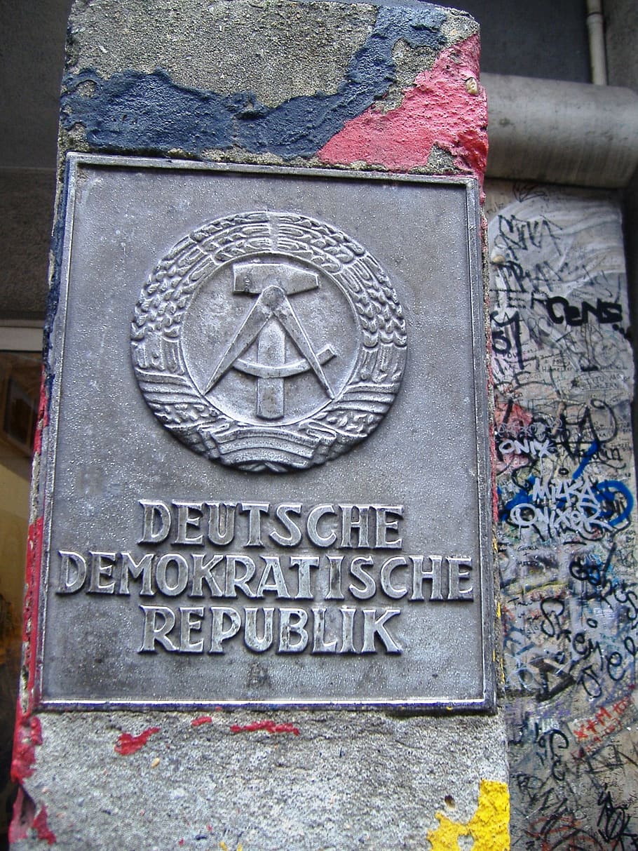 república democrática alemana, alemania, demokratische deutsche republik, muro de berlín, rda, ddr, comunismo, deutschland, famoso lugar, arquitectura
