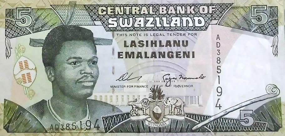 Swazilandia, billete de banco, Sudáfrica, Lesotho, unión monetaria, finanzas, papel moneda, moneda, negocios, riqueza