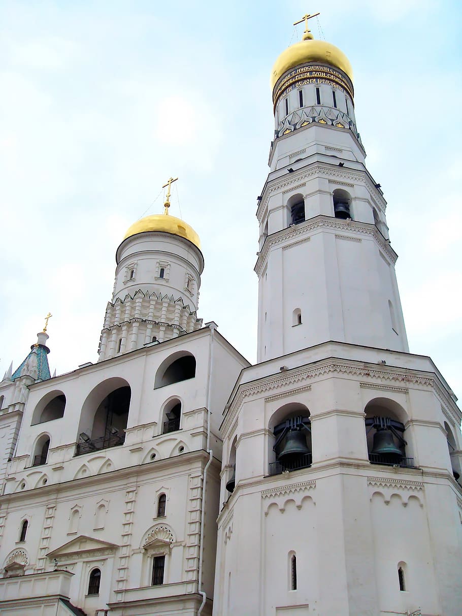 ロシア, モスクワ, 大聖堂, 聖救世主, 塔, 球根, 鐘楼, 鐘, ドレ, 建築