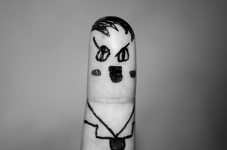 human finger art, adolf hitler, nazi, angry, germany, abstract, finger, indoors, close-up, body part