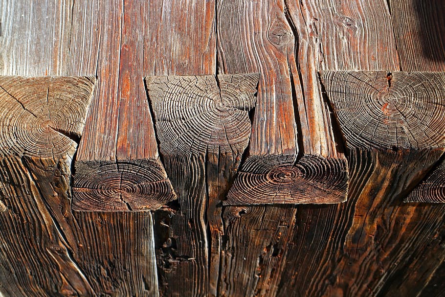 permukaan kayu coklat, latar belakang, kayu, koneksi, tetap bersama, bersama, ketuk, berlabuh, terhubung, kohesi