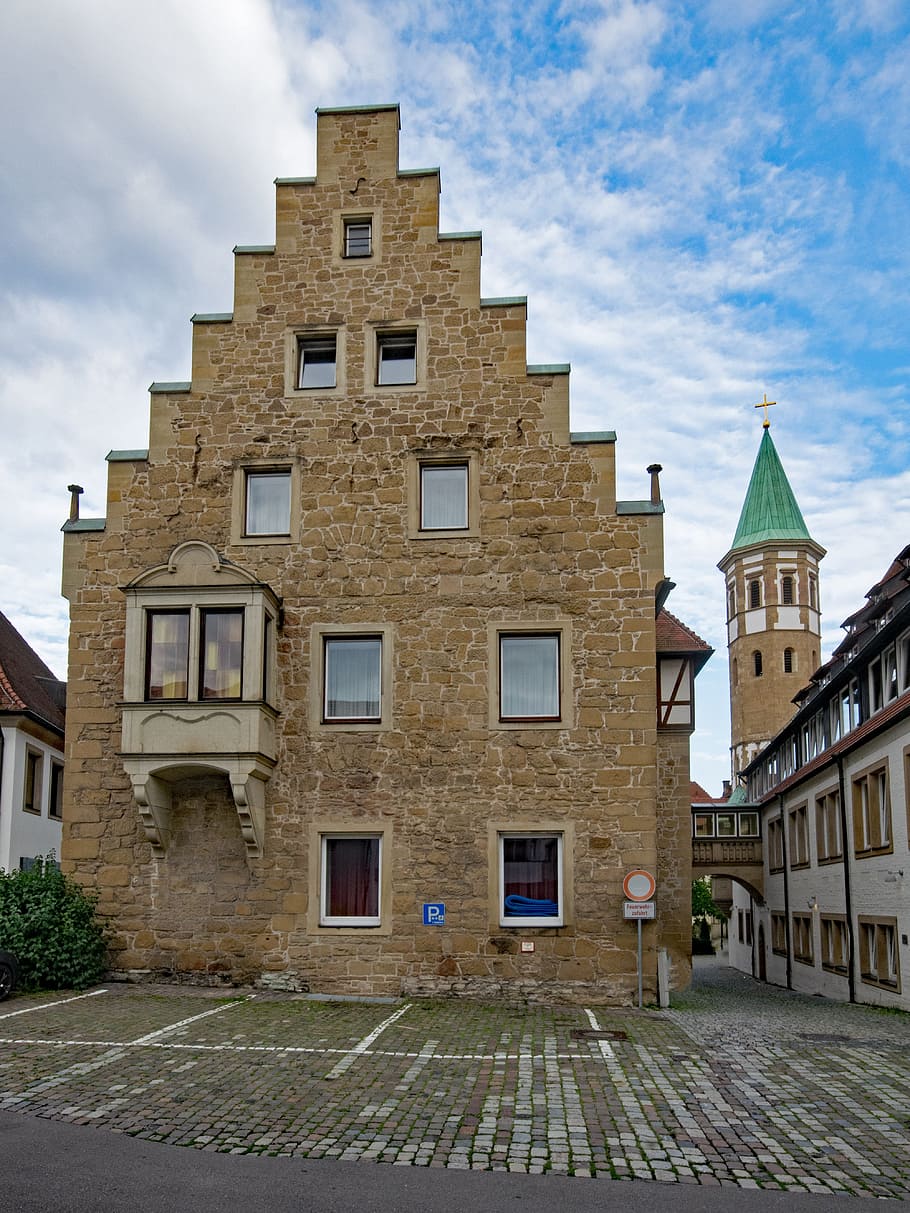 deutschhof, heilbronn, baden württemberg, jerman, bangunan tua, tempat menarik, budaya, bangunan, arsitektur, museum