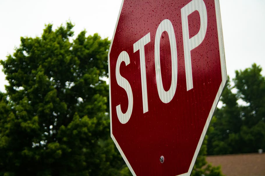 berhenti, tanda, tanda berhenti, PERINGATAN, merah, jalan, lalu lintas, icon, keamanan, arah