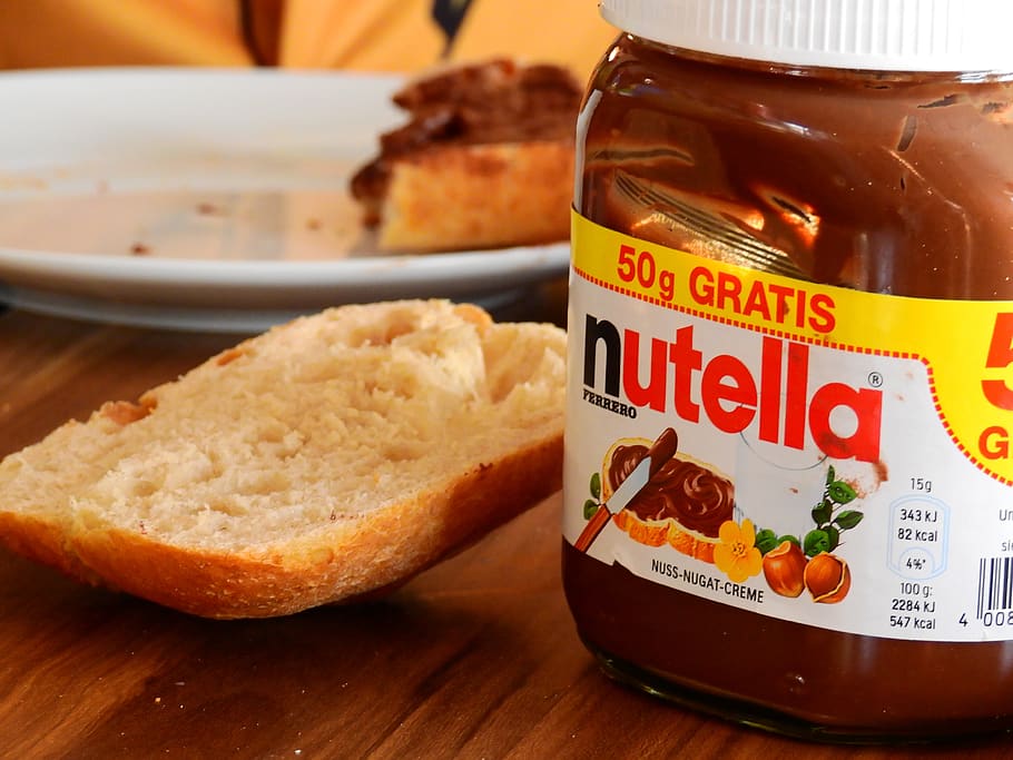 nutella, chocolate, delicious, sweet, eat, nougat, food, nibble, breakfast, children