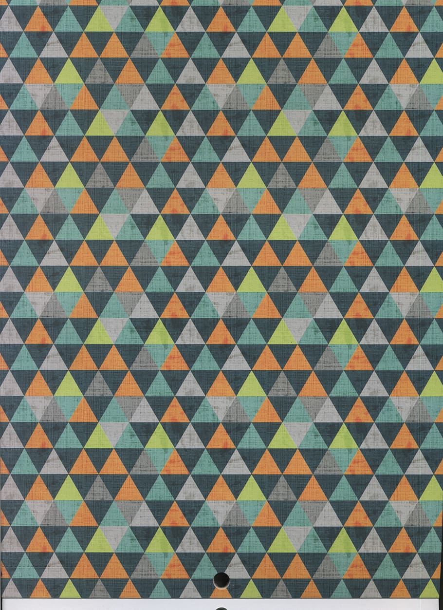 triangle, design, pattern, brochure, full frame, backgrounds, multi colored, repetition, high angle view, textured