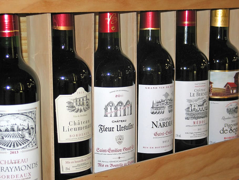 wine bottle collection, Wine Bottles, French, Red Wine, wine, french red wine, bottle, alcohol, glass bottle, drink