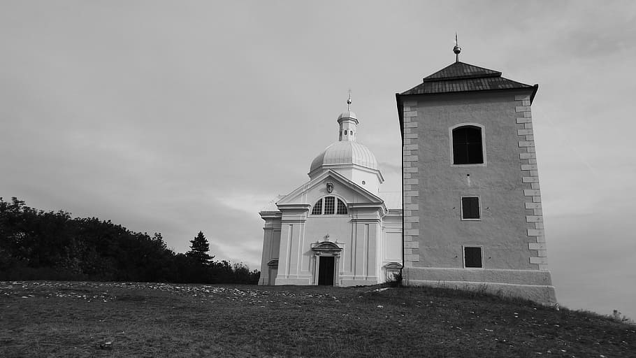 chapel, the chapel of st, sebastian, belfry, mikulov, holy hill, historical landmark, czech republic, moravia, sights