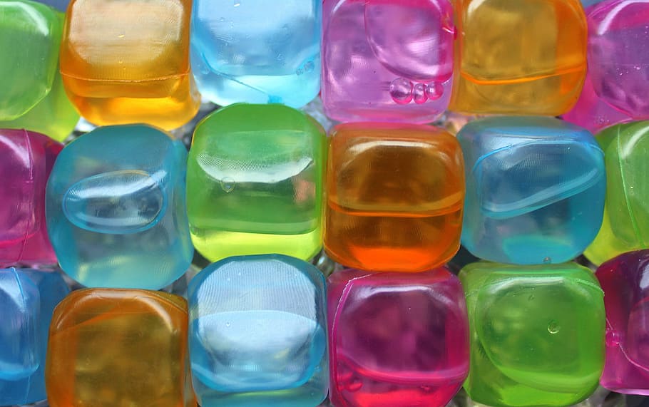 ice cubes, colorful, the background, texture, cube, color cube, the structure of the, multi colored, variation, group of objects