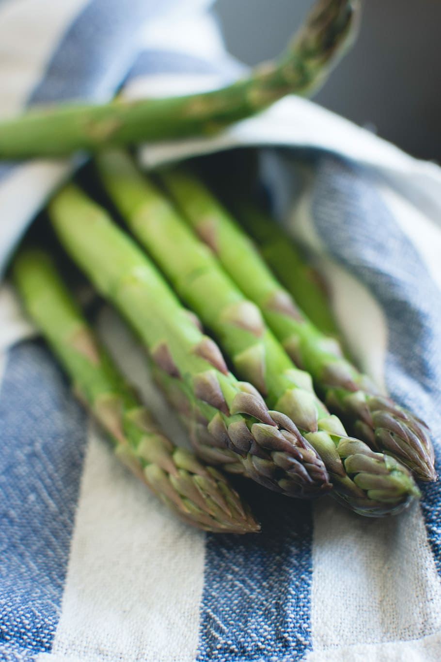 asparagus segar, Segar, asparagus, close up, sayur, makanan, organik, kesegaran, Makanan sehat, Makanan vegetarian