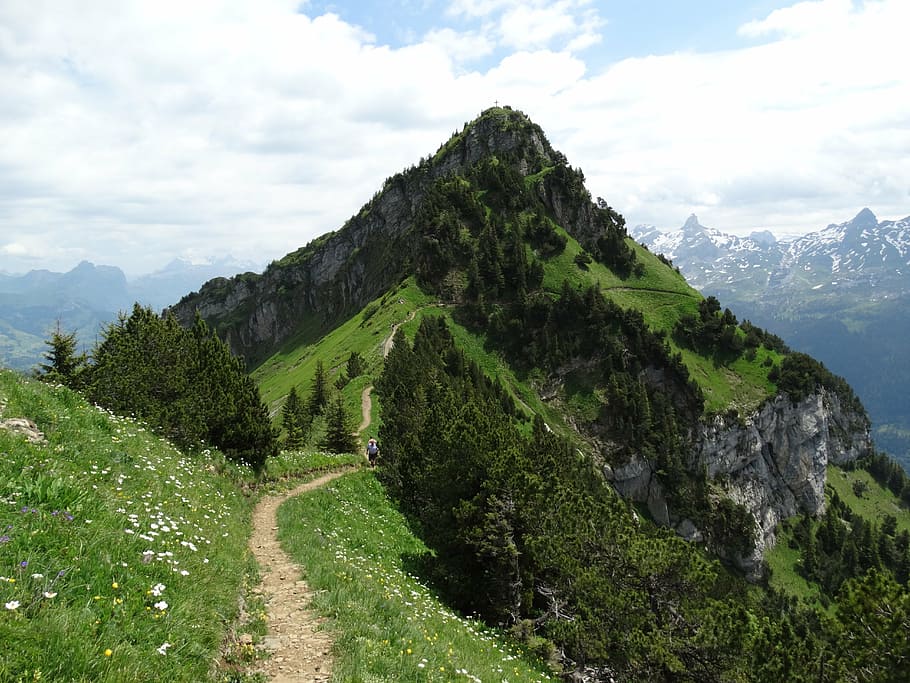 summit, mountain world, mountain trail, foresight, hill, beauty in nature, scenics - nature, mountain, sky, tranquil scene