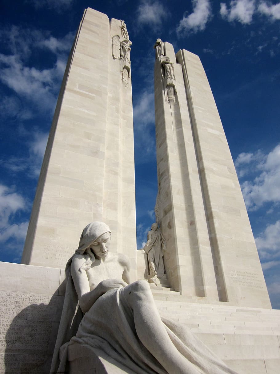 vimy monument, vimy ridge, normandy, arras, canadian, france, first, war, memorial, vimy
