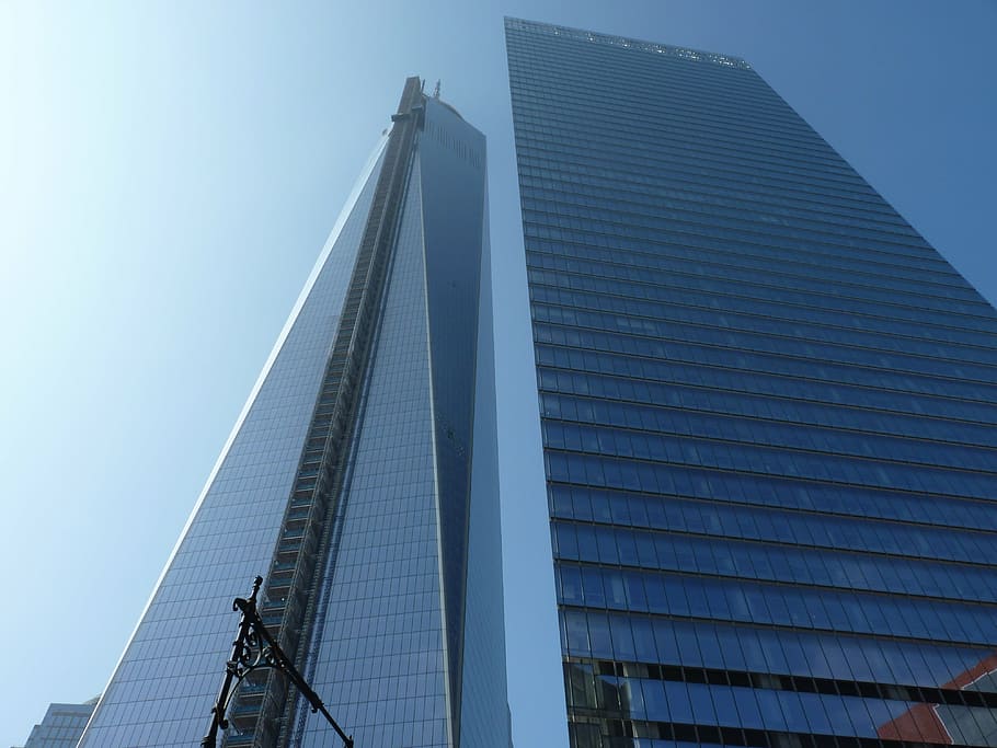 World Trade Center, Nueva York, Estados Unidos, Manhattan, rascacielos, edificio, One World Trade Center, moderno, arquitectura, azul