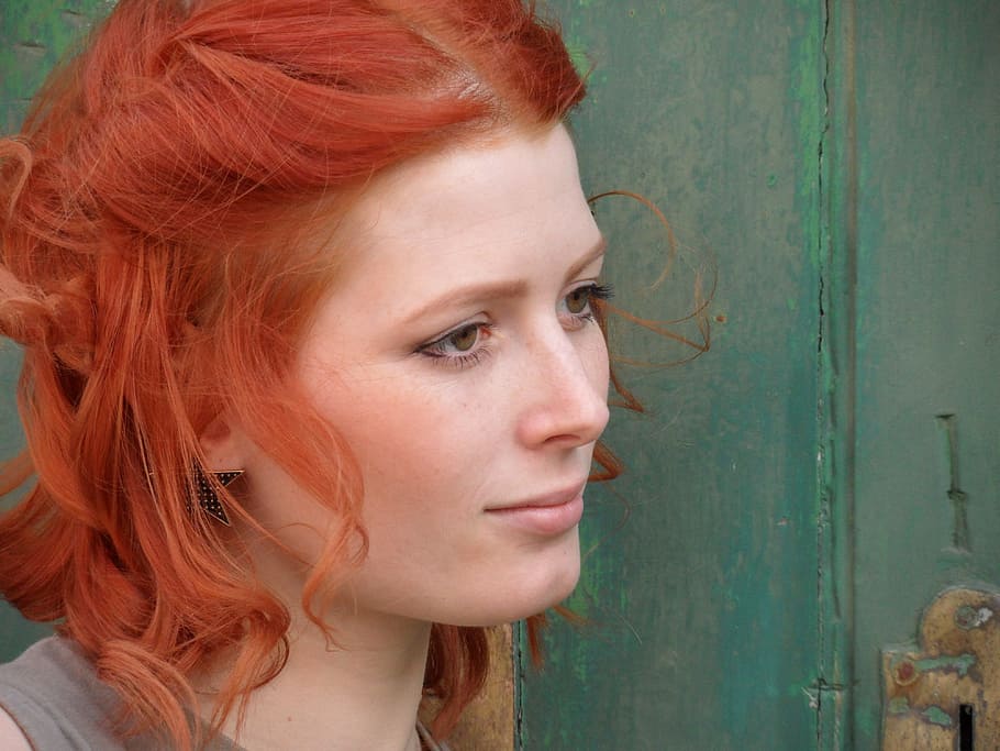 Free Download Red Head Red Model Redhead Headshot Portrait Women Young Adult Beautiful 