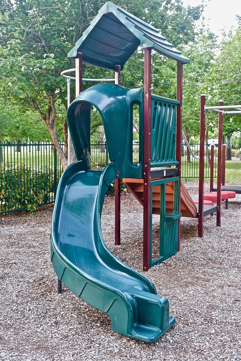 slide, playground, kids, equipment, climbing, frame, outdoor play equipment, park, park - man made space, day