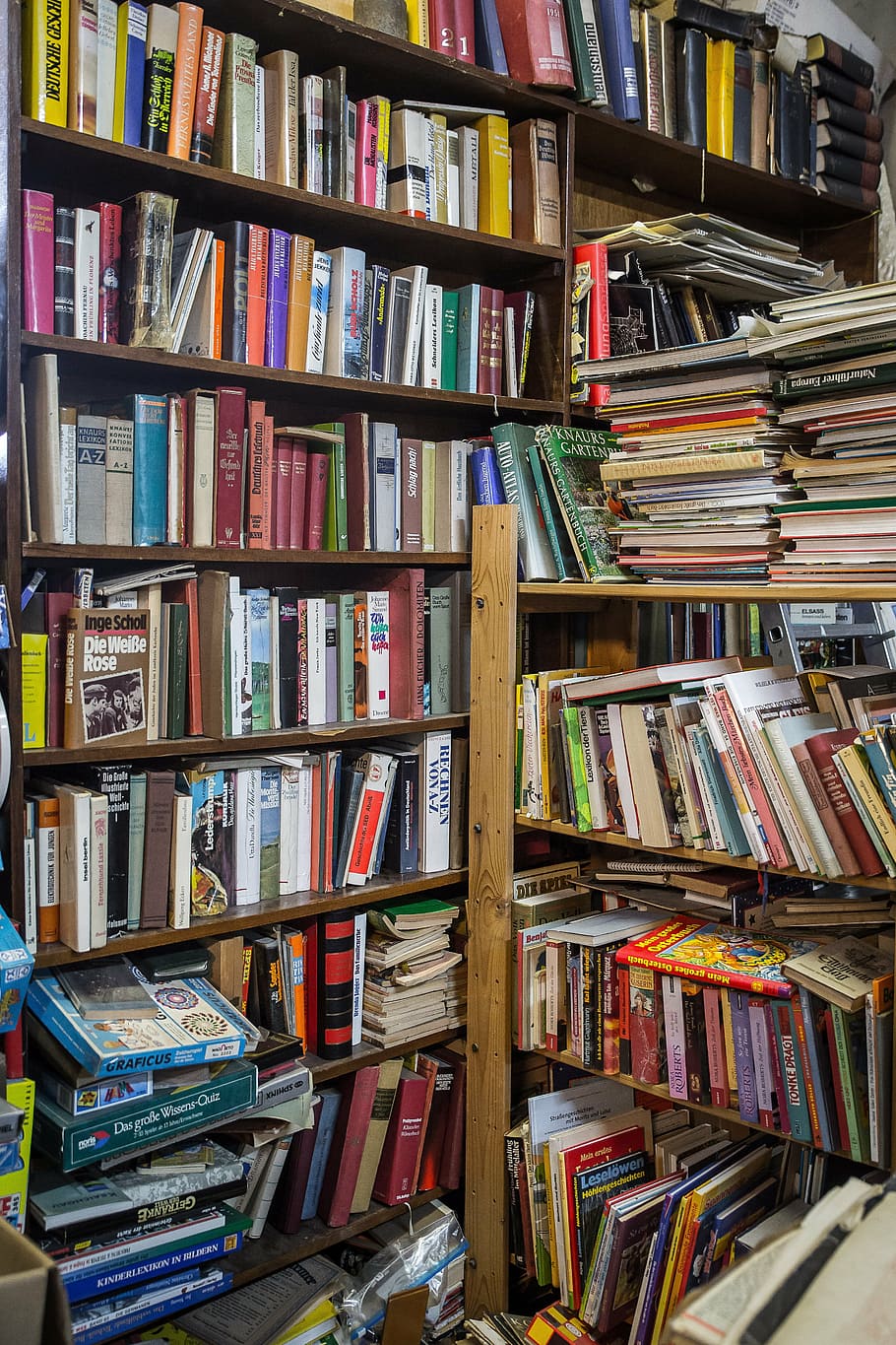 buku, buku-buku tua, pasar buku, barang antik, jelajahi, baca, sastra, rak buku, perpustakaan, antiquariat