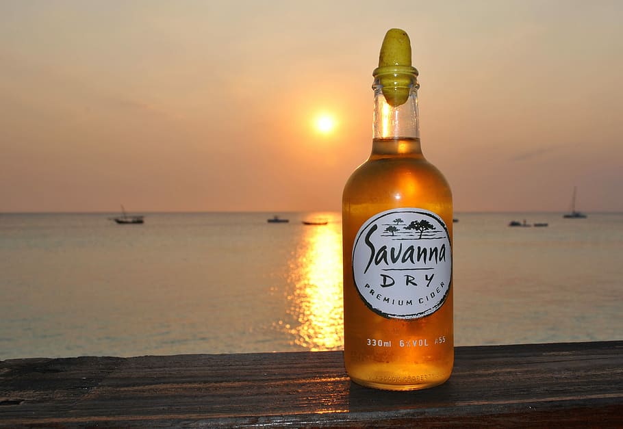 Zanzibar, Africa, Tanzania, Sunset, drink, specialty, savanna, cider, apple, beach