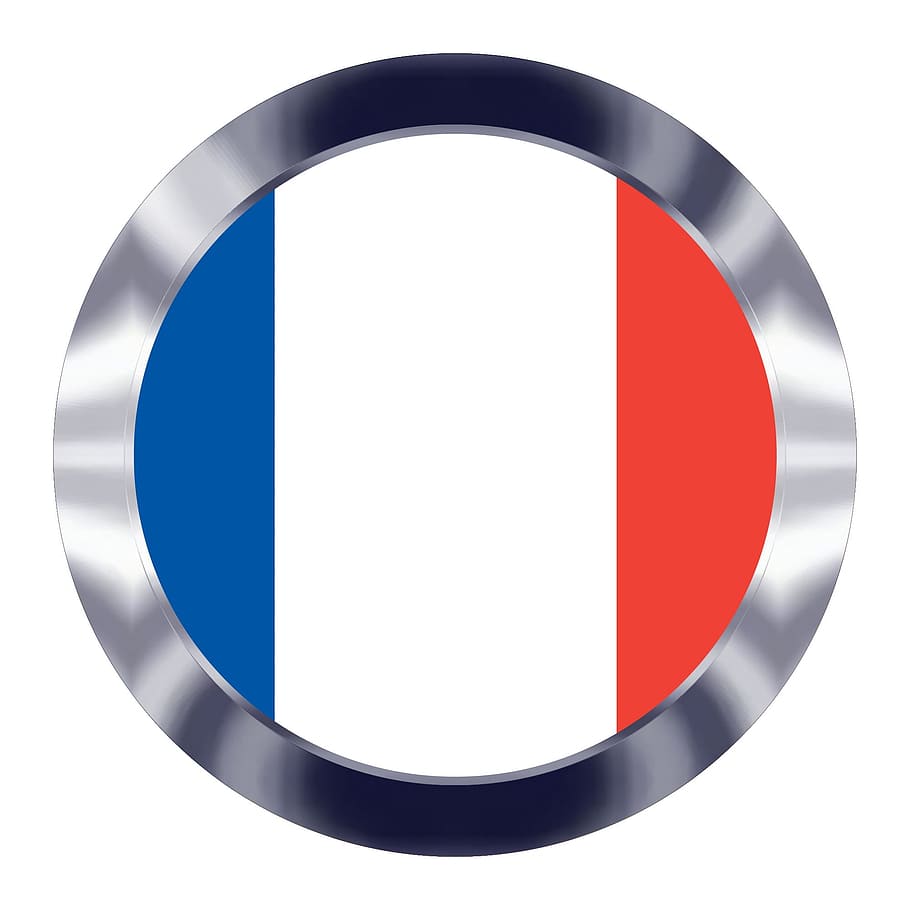 франция, французский, флаг, символ, геометрическая форма, белый фон,  красный, форма, круг, без людей | Pxfuel