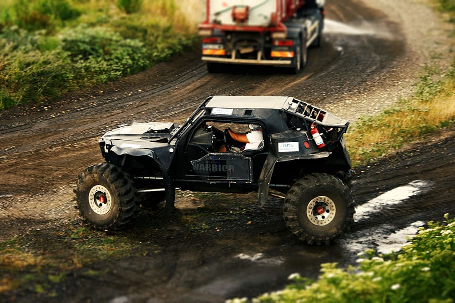 black monster truck, Buggy, Rally, Dirt, Offroad, Vehicle, offroad, vehicle, extreme, mud, competition