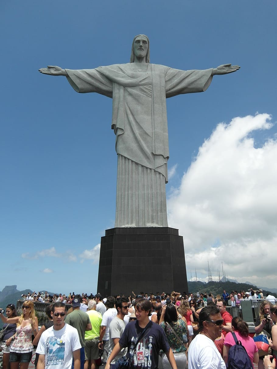 christ, redeemer, brazil, Rio De Janeiro, Cristo Redentor, Christo, statue, rio, brasil, landmark