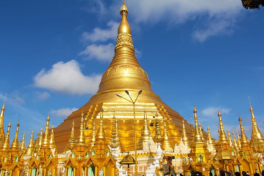 wat pho, thailand, Kuil Emas, Pagoda, kuil, pagoda shwedagon, yangon, myanmar, agama Budha, kuil - Bangunan