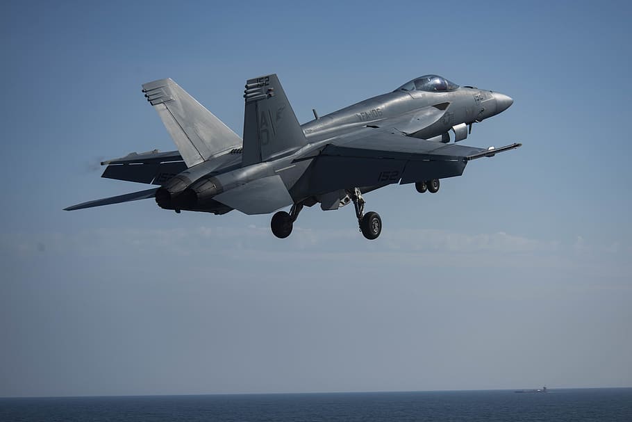 f a-18 hornet, take off, usn, united states navy, aircraft, jet, fighter, plane, air vehicle, sky